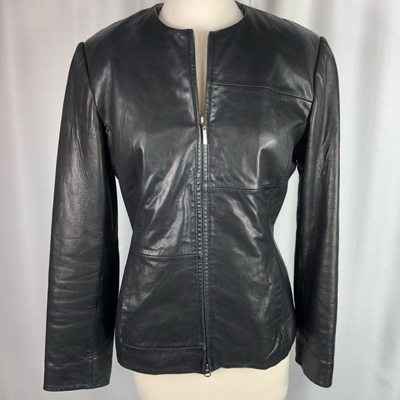 Jackets & Blazers - Classiques Entier Black leather jacket size 6